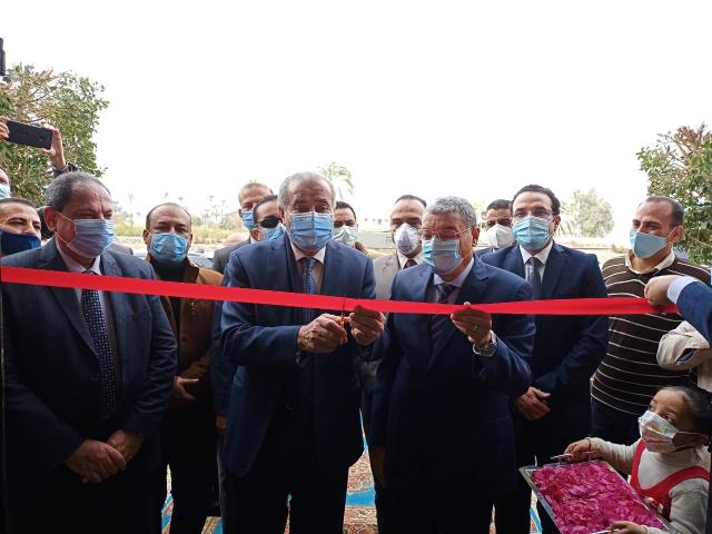 وزير التموين ومحافظ المنيا يفتتحان تطوير وتأهيل مطحن بوهلر وصومعة نفرتيتي