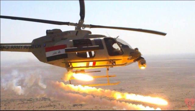 الطيران العراقي يقصف أوكار داعش في مدينة صلاح الدين