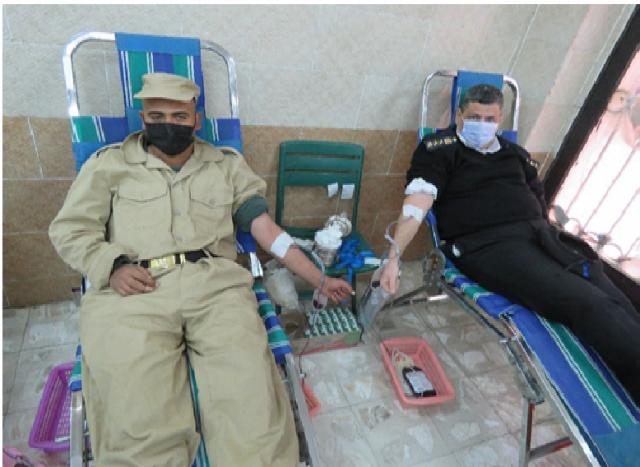 حملة للتبرع بالدم بمشاركة الضباط والأفراد والمجندين بمديرية أمن القاهرة