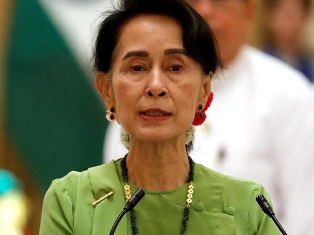 للمرة الأولى بعد الإنقلاب..زعيمة ميانمار تظهر في محاكمة افتراضية