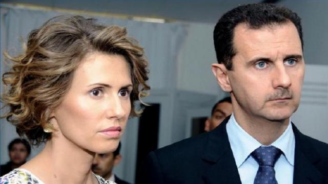 بشار الأسد و قرينته