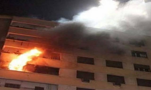 قوات الحماية المدنية تسيطر على حريق شقة فى المرج