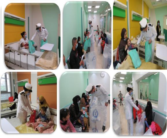 الداخلية تُشارك الأطفال المرضى بالمستشفيات الإحتفال بشهر رمضان المبارك
