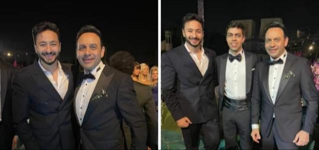 حمادة هلال يهنىء مصطفى قمر على حفل زفاف نجله ”إياد”: أجمل عريس
