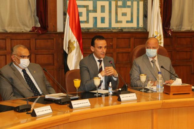تفاصيل إجتماع اللواء خالد عبد العال لمتابعة تطوير القاهرة الخديوية