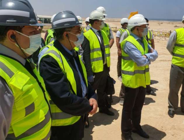 كواليس زيارة وزير الكهرباء ومدير عام روساتوم لموقع محطة الضبعة النووية