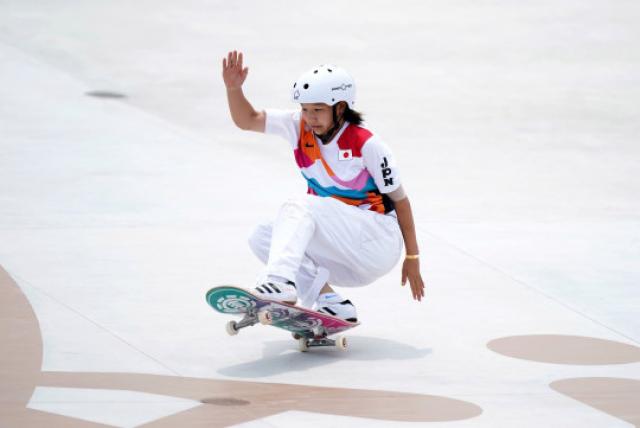 اليابانية نيشيا تتوج بذهبية التزلج اللوحي في أولمبياد طوكيو
