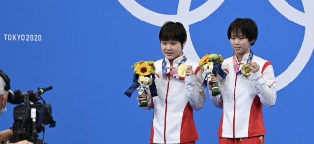 الصين تتوج بذهبية في الغطس المتزامن للسيدات بأولمبياد طوكيو