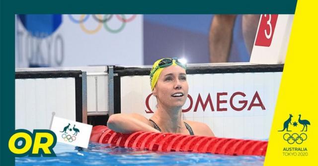 السباحة الأسترالية ماكوين تحطم الرقم القياسي الأولمبي لسباق 100  متر حرة