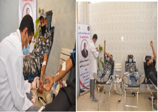 التبرع بالدم بمديرية أمن القاهرة