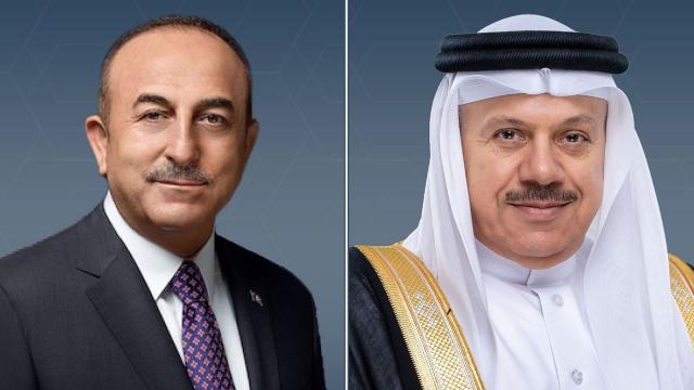 تفاصيل الاتصال الهاتفي بين وزيرا خارجية البحرين وتركيا