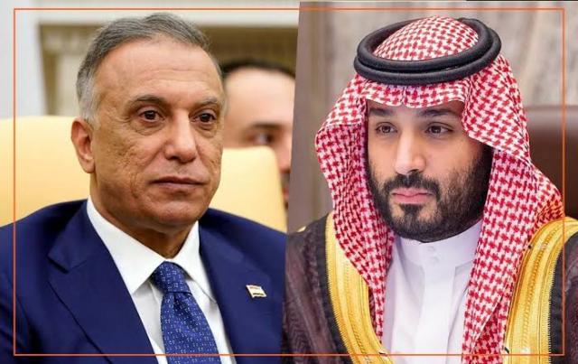 تفاصيل ما دار في الاتصال الهاتفي بين ولي العهد السعودي ورئيس وزراء العراق