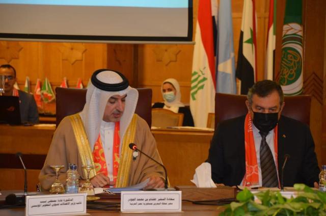 سفير البحرين يشارك في احتفال جمعية الكلمة الطيبة بأعياد المملكة الوطنية بجامعة الدول العربية