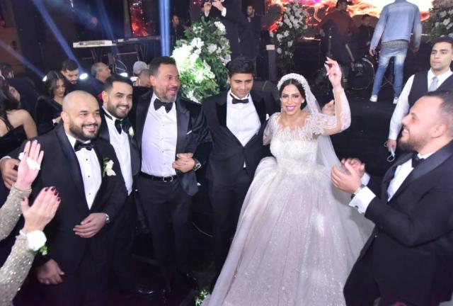 بحضور نجوم الفن.. نجلة ماجد المصرى تحتفل بزفافها «صور»