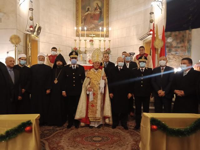 محافظ القاهرة يشهد إحتفال بطريركية الأرمن الكاثوليك بعيد ميلاد السيد المسيح