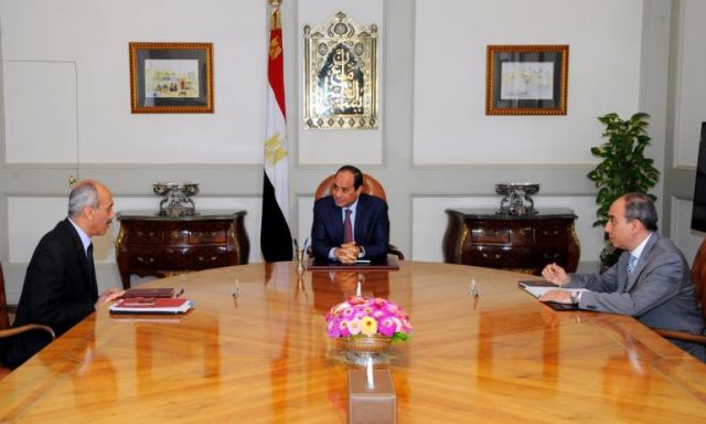السيسي يجتمع بـ رئيس الجهاز الوطني لتنمية شبه جزيرة سيناء