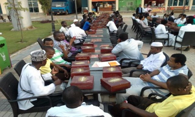 وزارة الرياضة تستضيف 100 من الطلاب الأفارقة بملتقى الفكر الاسلامي والافطار الرمضاني
