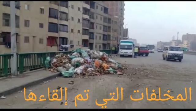 صور وفيديو.. محافظة الجيزة تضبط 5 مركبات تلقي بالمخلفات بالطريق العام و الدائري