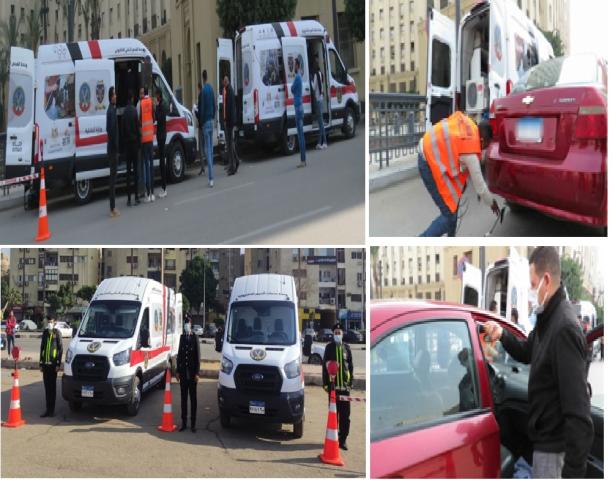 شاهد بالصور .. مراكز تكنولوجيا متنقلة للخدمات المرورية بالقاهرة و4 محافظات