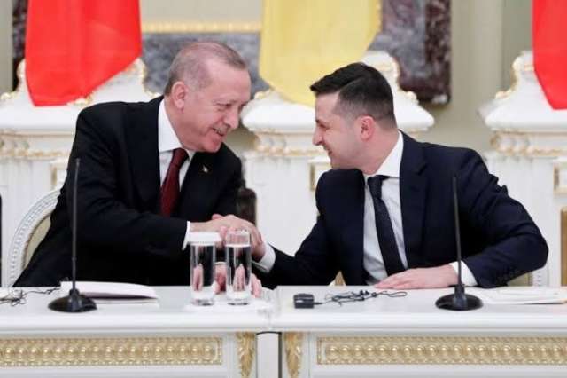 الرئيس الأوكراني وأردوغان