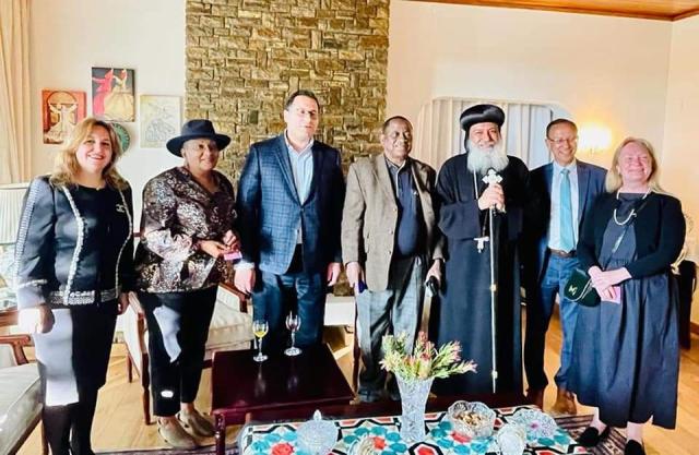 حفل عشاء لدى سفير مصر في ناميبيا للترحيب بـ "CMANA"