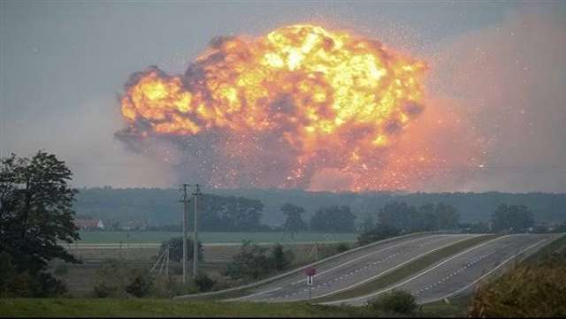 انفجارات عنيفة تهز مدينة خيرسون الأوكرانية