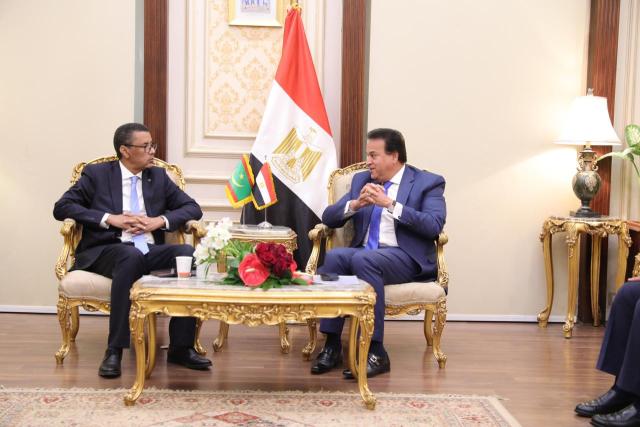 وزير التعليم العالي يستقبل نظيره الموريتاني لبحث أوجه التعاون المُشترك بين البلدين