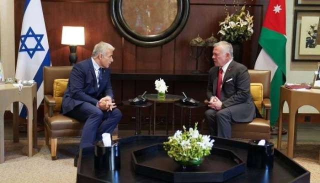 تفاصيل لقاء العاهل الأردني ورئيس وزراء إسرائيل