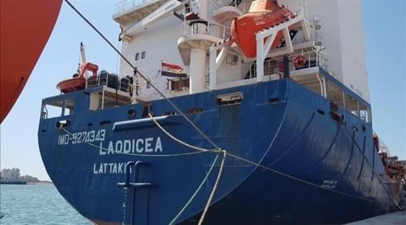دمشق تُعلن وصول السفينة السورية لاوديسيا إلي مرفأ طرطوس