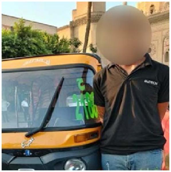 بالصورة والتفاصيل .. ضبط سائق ” توك توك ” لقيامه بالتحرش بإحدى الفتيات بالقاهرة