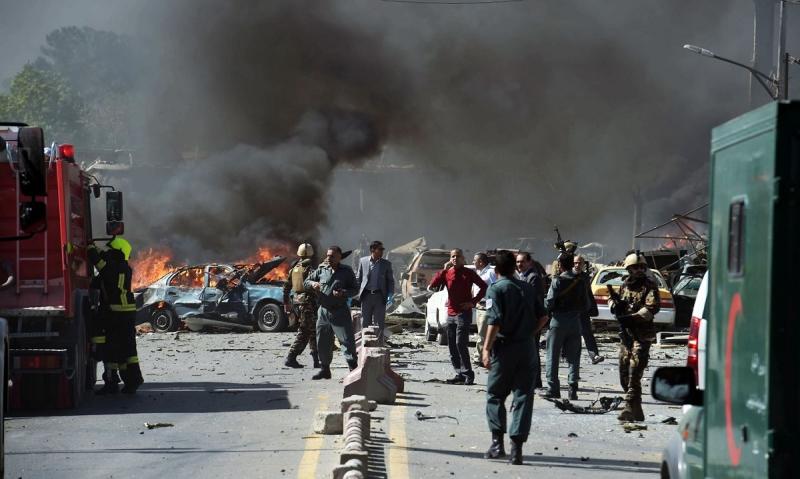 ارتفاع عدد ضحايا انفجار قرب السفارة الروسية فى كابول إلي 20 قتيلا وجريحا