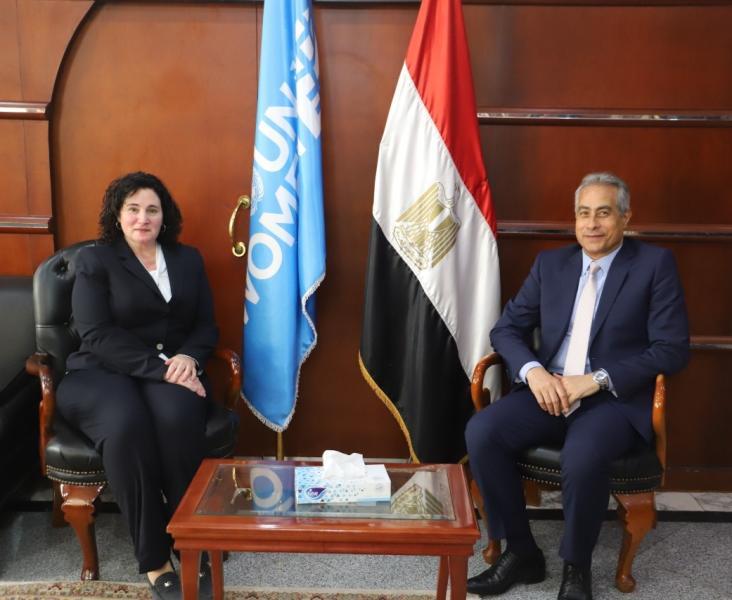 وزير القوى العاملة لممثلة الأمم المتحدة: مصر الدولة الأولى فى العالم التى أطلقت«الاستراتيجية الوطنية لتمكينِ المرأة 2030»