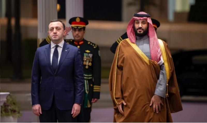 تفاصيل لقاء ولي العهد السعودي ورئيس وزراء جورجيا في الرياض