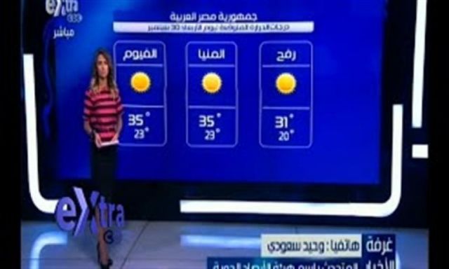 بالفيديو.. ”الأرصاد”: سقوط أمطار خفيفة على القاهرة بعد ظهر اليوم