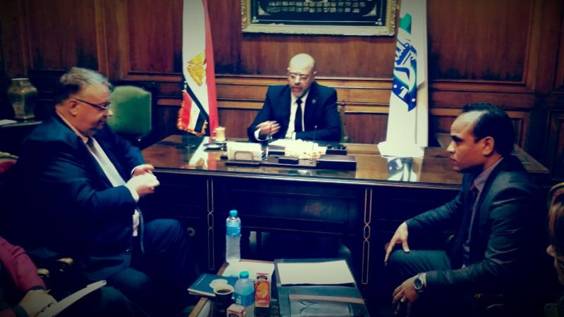 جبران يلتقى وفد منظمة العمل الدولية بالقاهرة