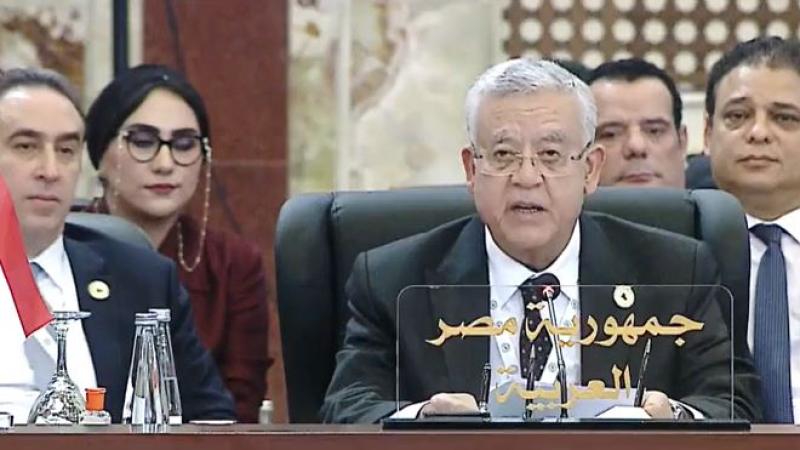 رئيس مجلس النواب يُلقي كلمة  أمام المؤتمر الـ 34 للاتحاد البرلماني العربي بشأن الدعم العربي لتعزيز استقرار العراق وسيادته