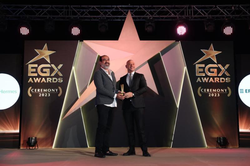 «هيرميس» تحصد جائزة أفضل شركة سمسرة اداءً خلال حفل البورصة المصرية الأول للجوائز ”EGX Awards Ceremony 2023 ”