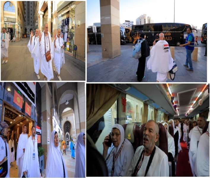 وزارة الداخلية : تفويج حجاج القرعة من المدينة المنورة إلى مكة المكرمة