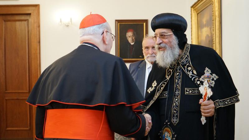  قداسة البابا يزور رئيس أساقفة المجر