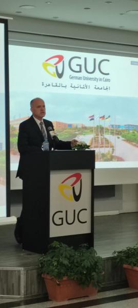 رئيس الجامعة الألمانية بالقاهرة:هذا هو الوقت الملائم لعقد مؤتمر يتحدث عن مدن الجيل الرابع الذكية