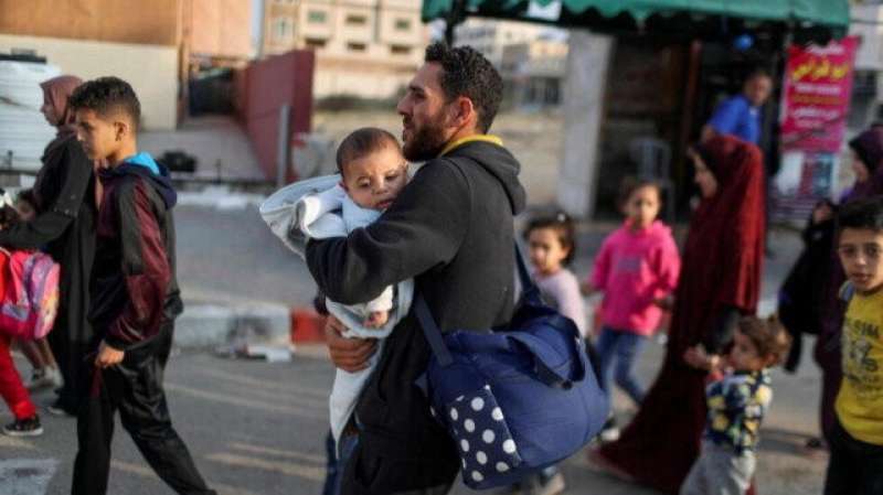 قرار عاجل للعائلات الفلسطينية النازحة جنوب قطاع غزة
