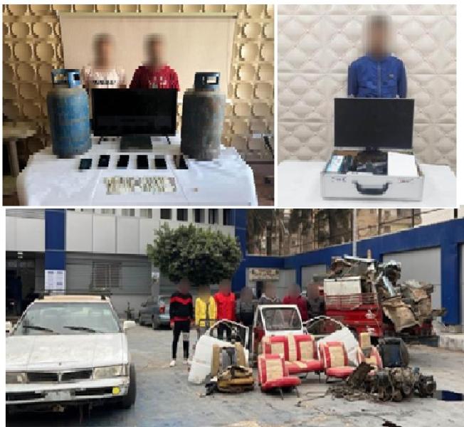 أجهزة مديرية أمن القاهرة تواصل ضبط وملاحقة العناصر الإجرامية واللصوص