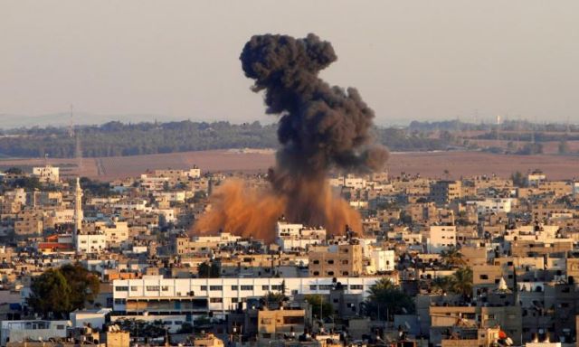 غارة إسرائيلية على قطاع غزة