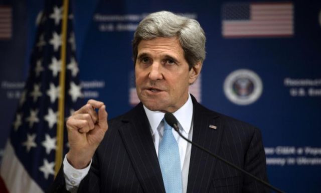 وزير الخارجية الأمريكي يبحث مع رئيس ”الائتلاف السوري ” نتائج اجتماعات فيينا