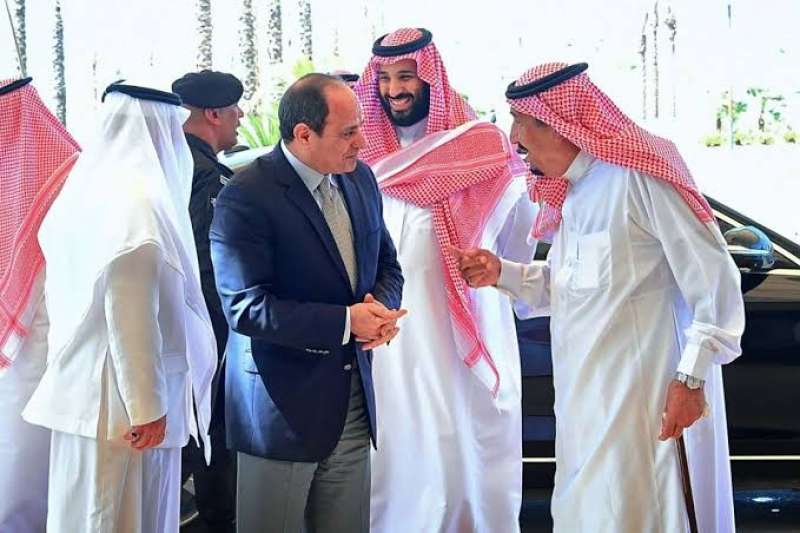 الرئيس السيسي والملك سلمان وولي العهد محمد بن سلمان 