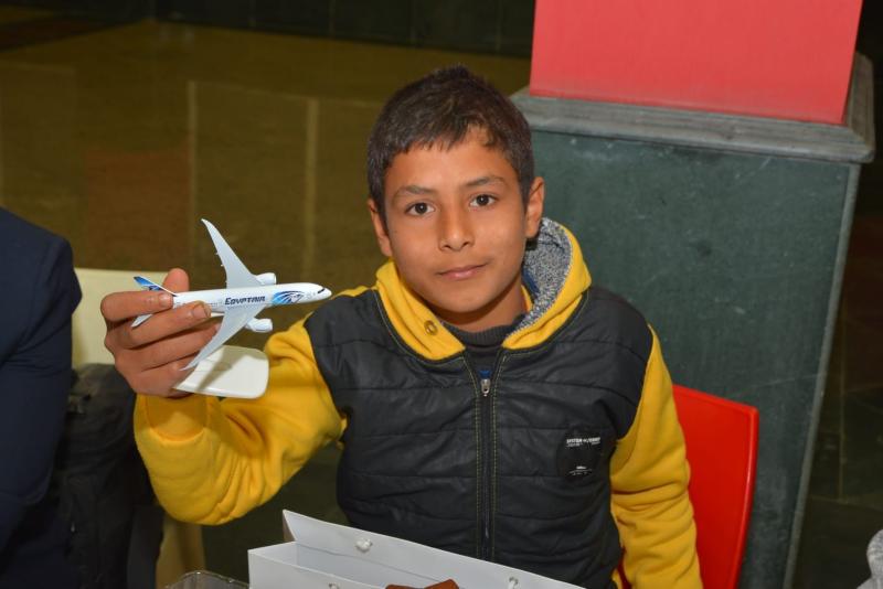 مصر للطيران تمنح أطفال مستشفى 57357 تجربة فريدة في عالم الطيران