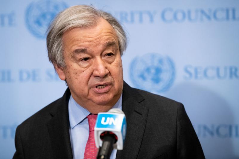 أمين عام الأمم المتحدة يطالب بوقف فوري للعدوان الإسرائيلي على غزة