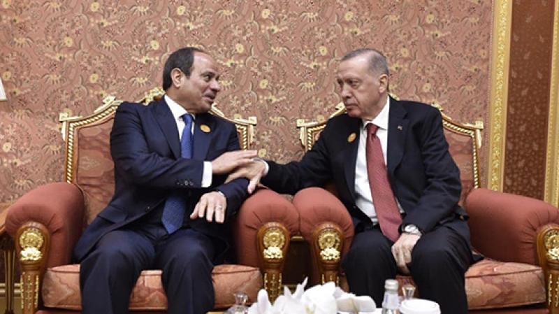 لقاء للرئيس السيسي ونظيره التركي أردوغان