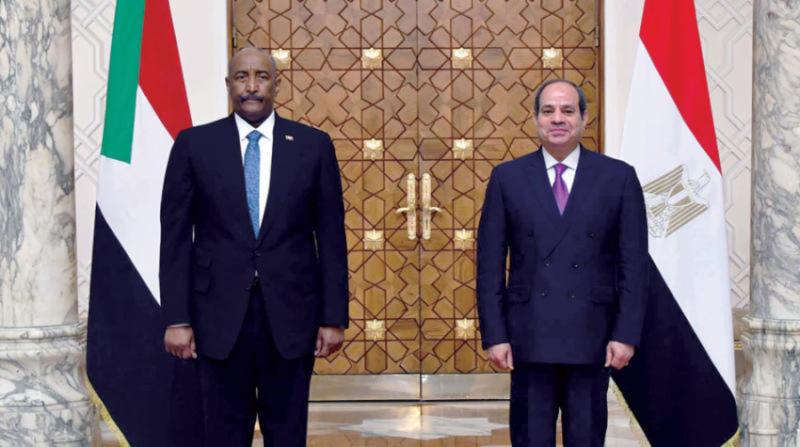 السبب الحقيقى لزيارة رئيس مجلس السيادة السوداني لمصر اليوم
