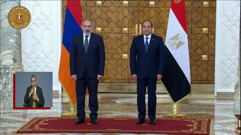 الرئيس السيسي ورئيس وزراء أرمينيا